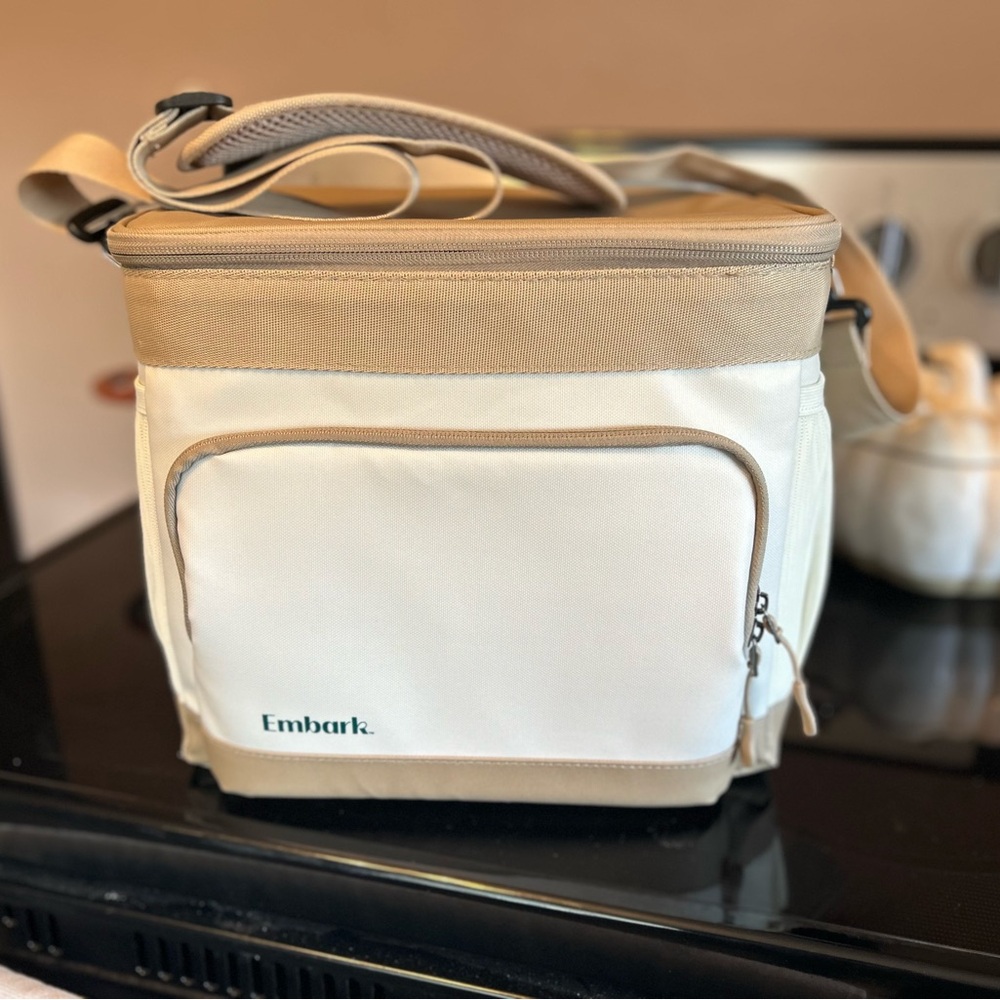 Embark Cream and Tan Women's Bag
